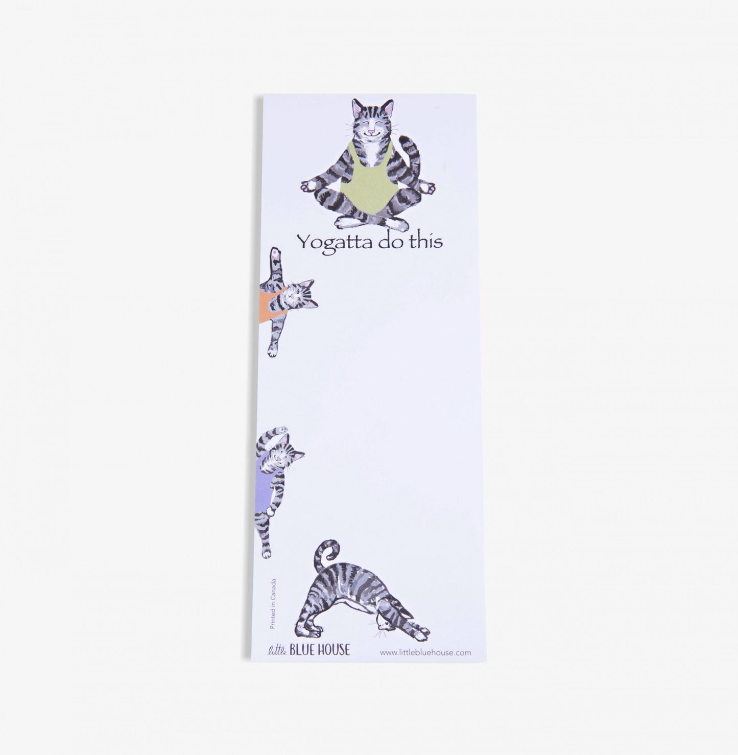 Magnetic Notepad - Yogatta do this - Cat