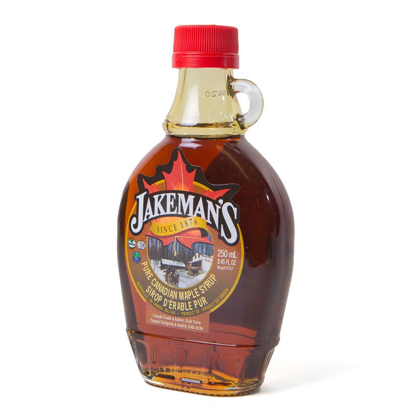 Pure Maple Syrup Canada Grade A Amber 250ml - Jakeman's Maple Products