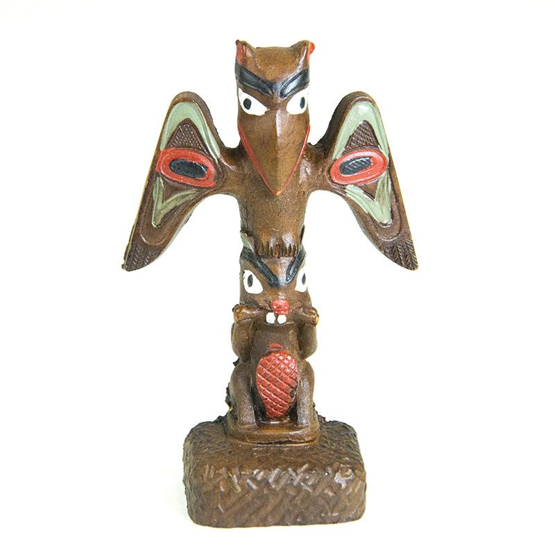 Totem Pole Raven - 2.5"