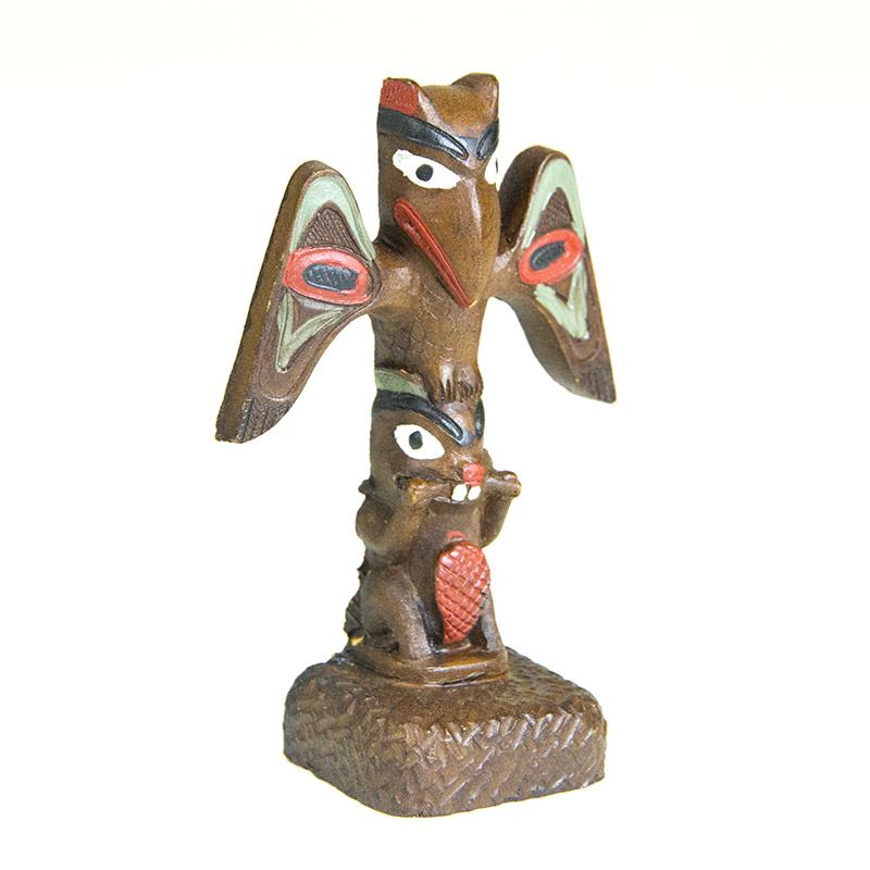 Totem Pole Raven - 2.5"