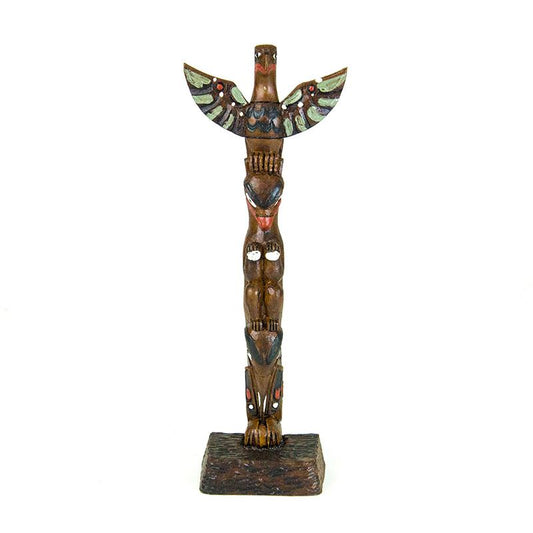 Totem Pole Thunderbird-Bear - 8"