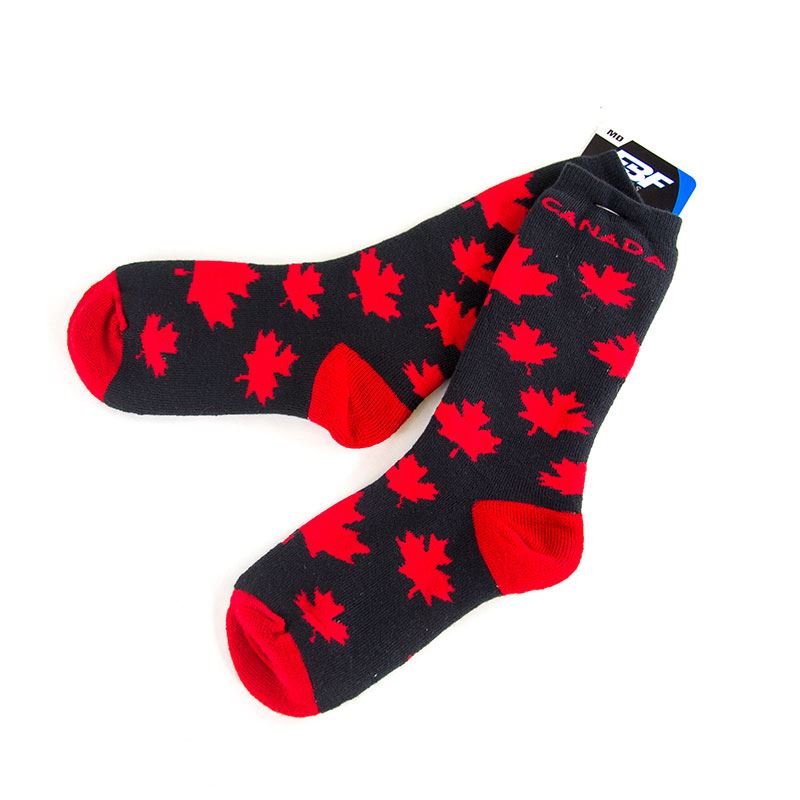 Maple Leaf Crew Socks - Unisex