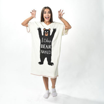 I Sleep Bear Naked Sleepshirt