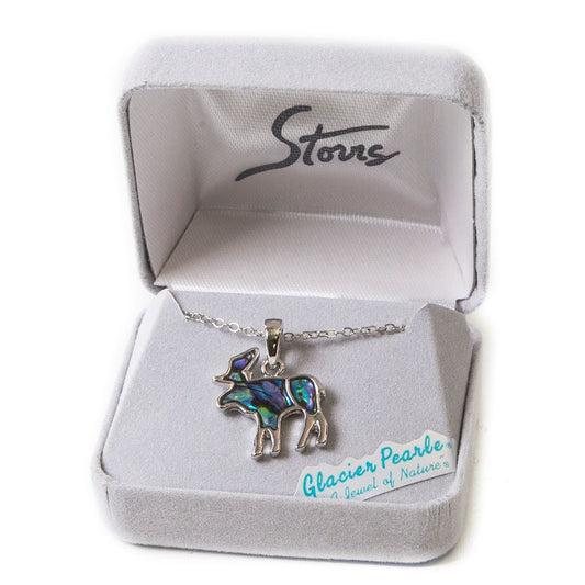 Glacier Pearle Abalone Necklace - Moose