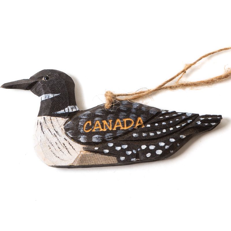 Canada Wooden Ornament - Loon