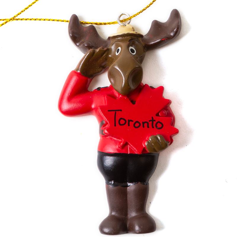 RCMP Moose Officer Ornament - Ceramic