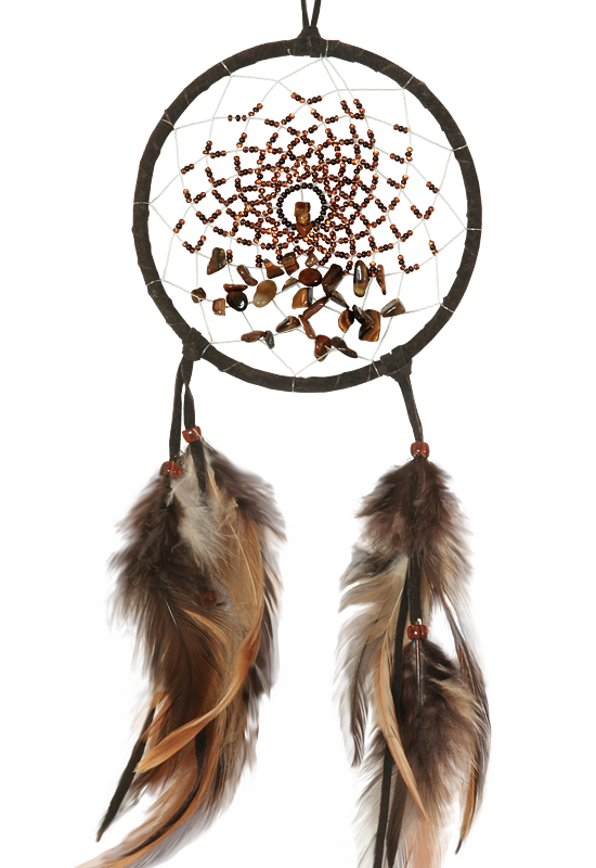 Dream Catcher - Energy Flow - Brown - 4"