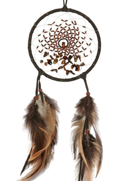 Dream Catcher - Energy Flow - Brown - 4"