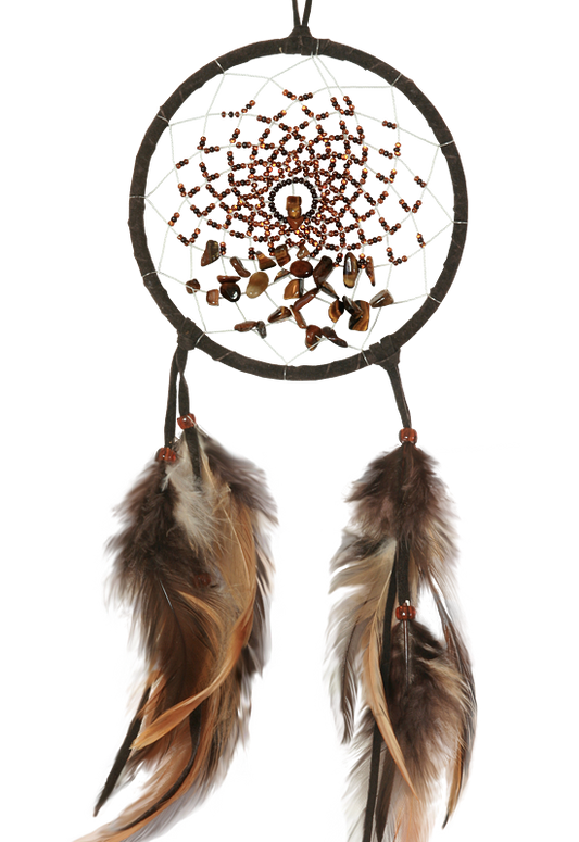 Dream Catcher - Energy Flow - Brown - 4"