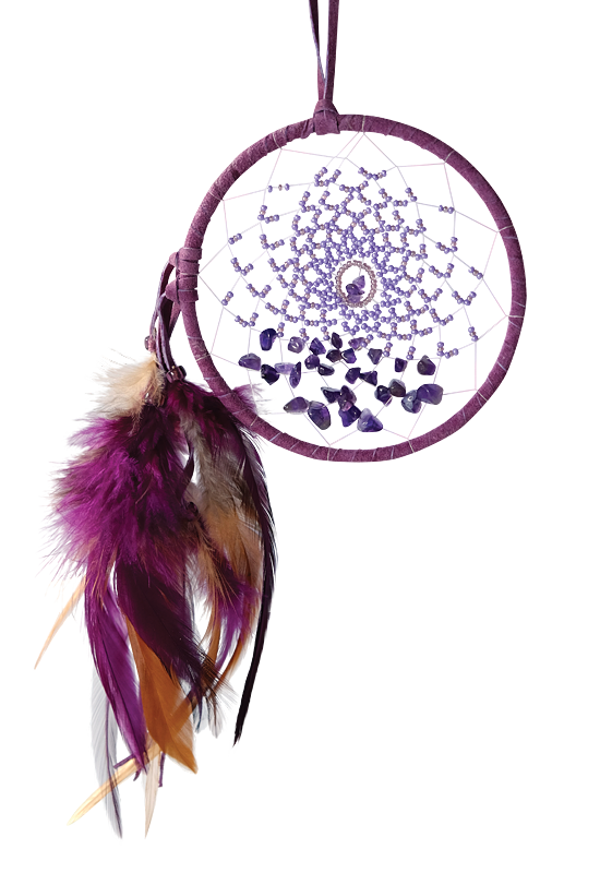 Dream Catcher - Energy Flow - Purple - 4"