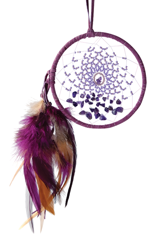 Dream Catcher - Energy Flow - Purple - 4"