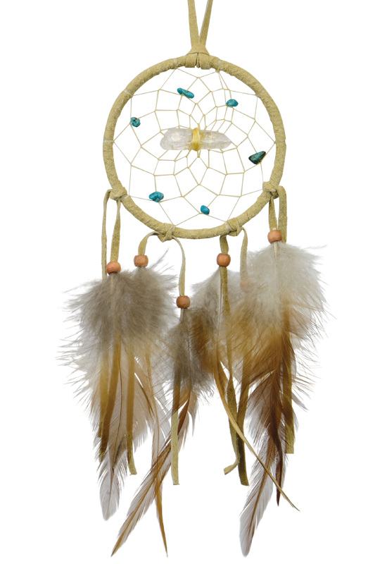 Vision Seeker Dream Catcher - Tan - 3"