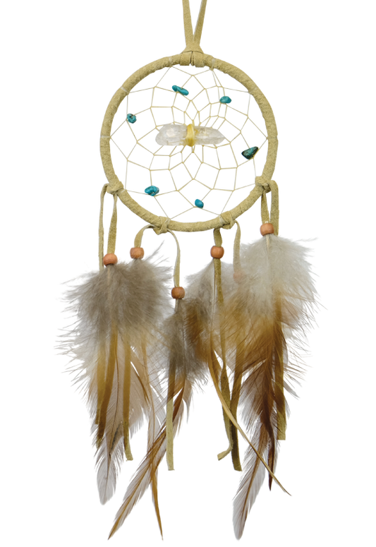 Vision Seeker Dream Catcher - Tan - 3"