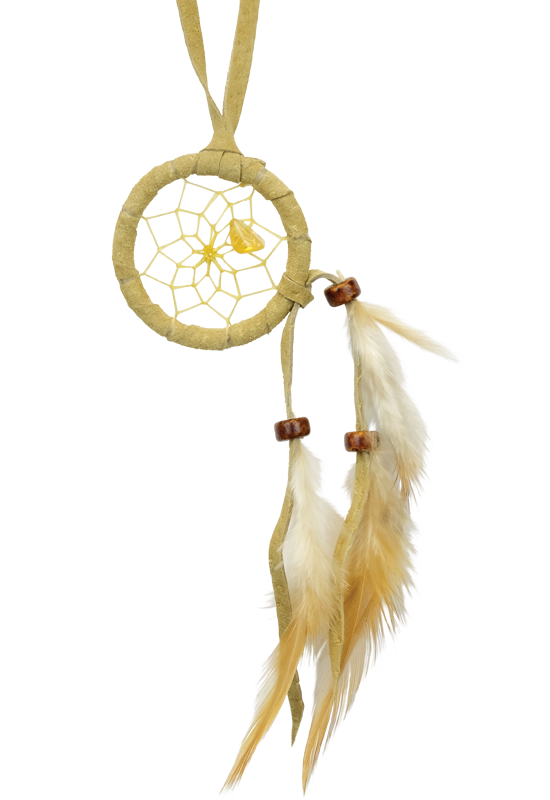 Dream Catcher - Little Spirit - Tan - 1.5"