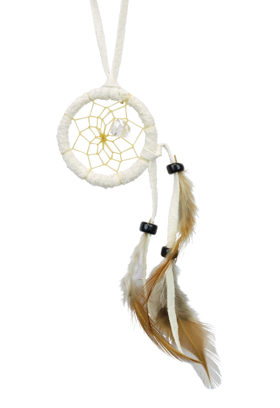 Dream Catcher - Little Spirit - White - 1.5"