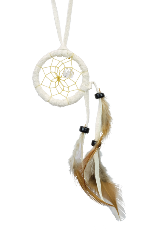 Dream Catcher - Little Spirit - White - 1.5"