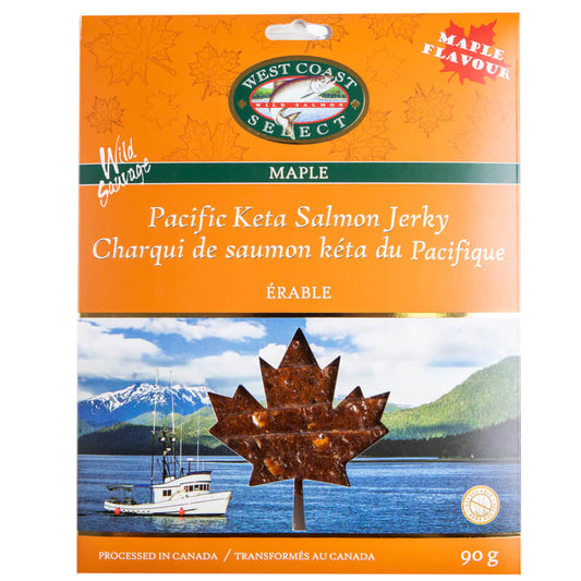 Maple Flavour Wild Salmon Jerky - 90g