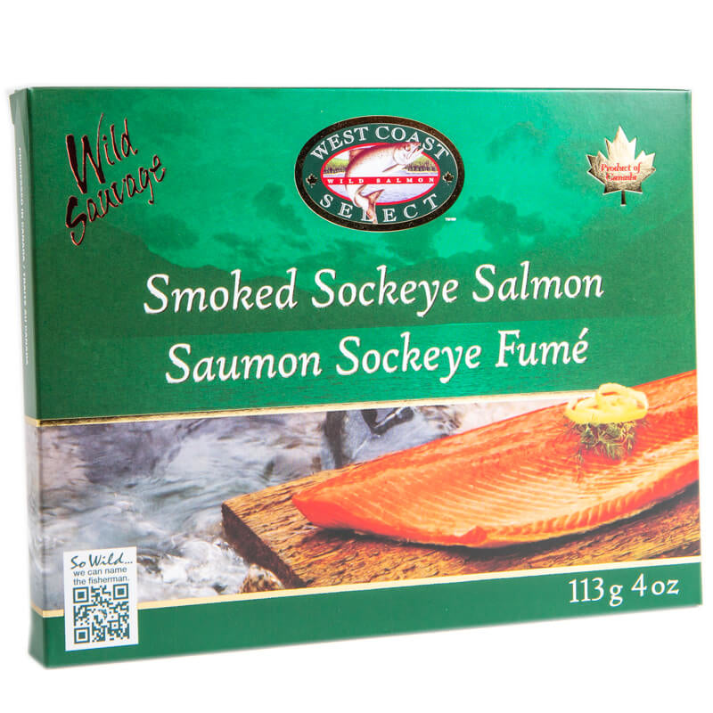 Canadian Wild Smoked Sockeye Salmon - 113g