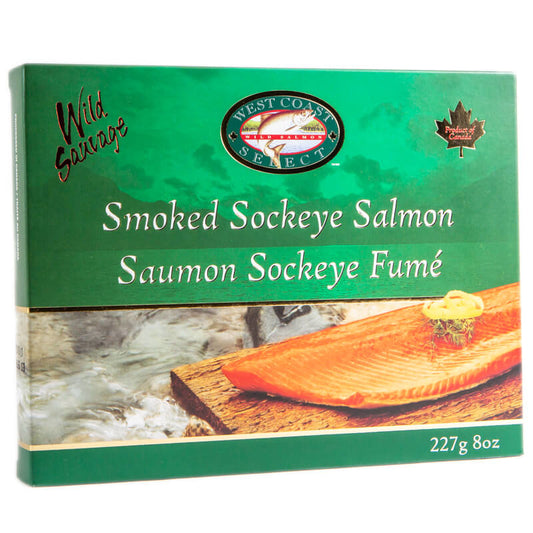 Canadian Wild Smoked Sockeye Salmon - 227g