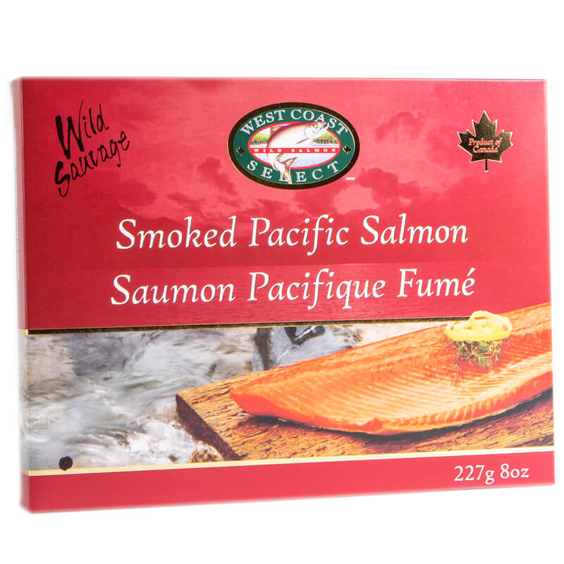 Canadian Wild Smoked Pacific Salmon - 227g