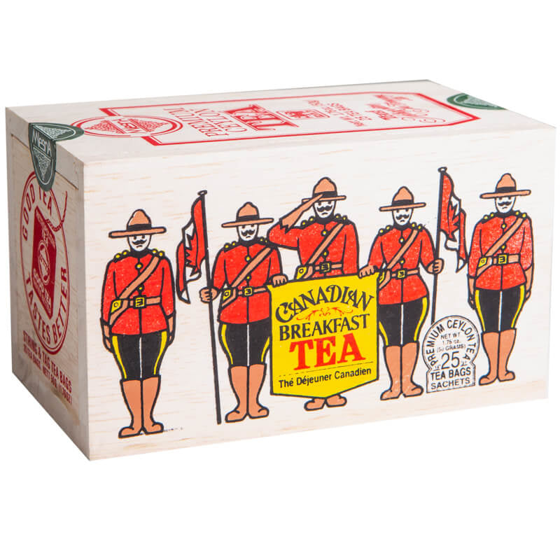 Canadian Breakfast Tea in Wood Box- 25 tea bags