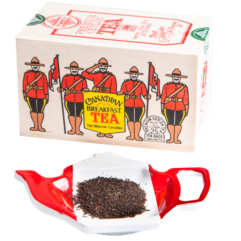 Canadian Breakfast Tea in Wood Box- 25 tea bags