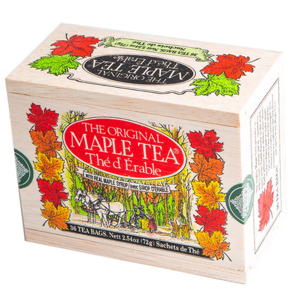 Maple Tea in Wood Box - 36 tea bags