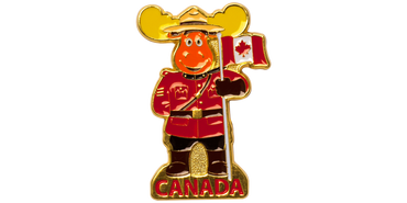 Metal Magnet - RCMP Moose Officer