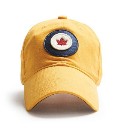 RCAF - Royal Canadian Air Force Cap - Burnt Yellow, Adjustable Fit