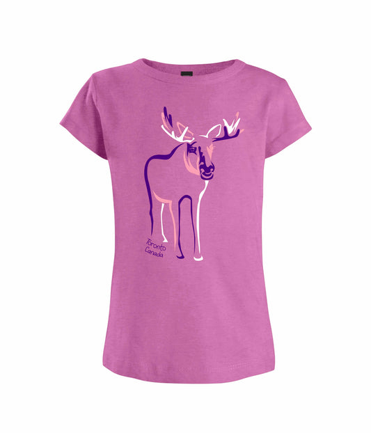 Kids Moose Toronto Canada Tshirt