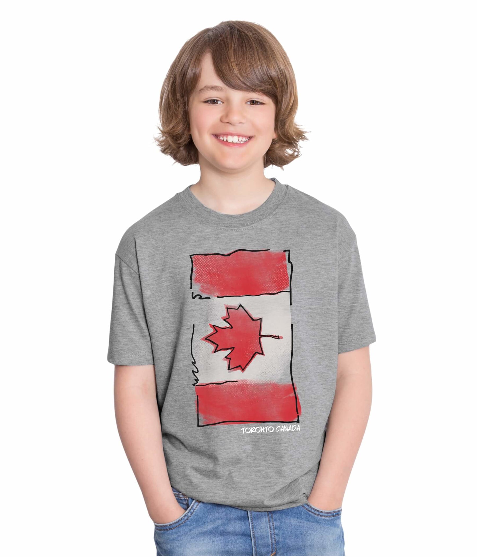 Kids Canada Flag Tshirt