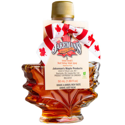 Jakeman's Maple Syrup Amber 50ml x 48 bottles