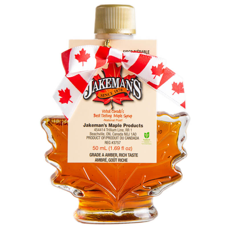 Jakeman's Maple Syrup Amber 50ml x 48 bottles