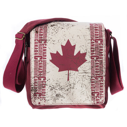 Canada Beige and Red Crossbody