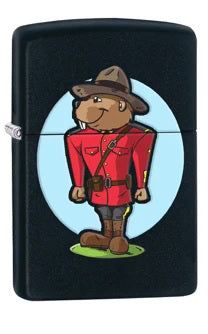 Zippo - Souvenir Mountie RCMP - Black