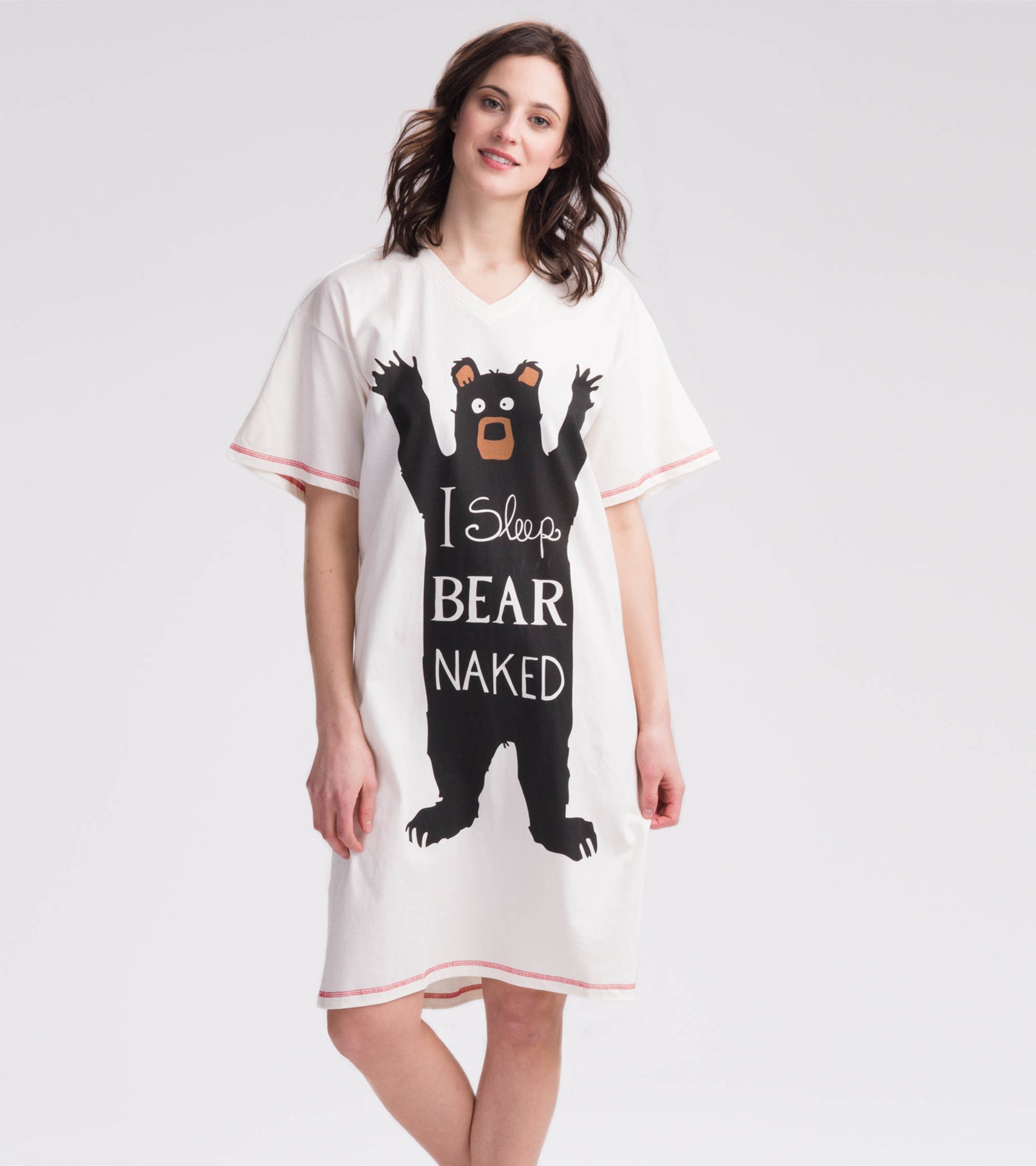 I Sleep Bear Naked Sleepshirt