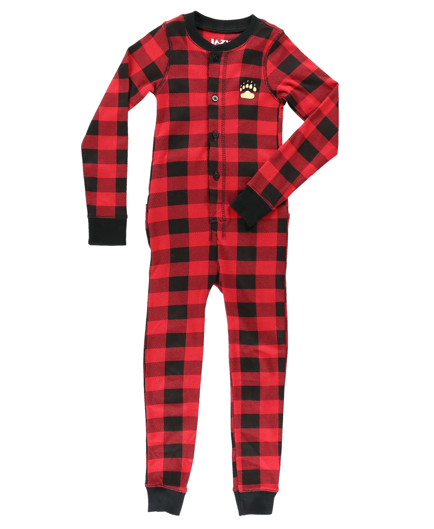 Bear Cheeks Kid Youth Plaid Onesie Flapjack UCANADA
