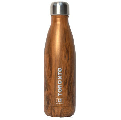 Stainless Steel Insulated Bottle - Teakwood Toronto 17oz