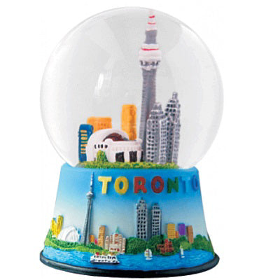 Toronto CN Tower and Skyline Snow Globe - 45mm