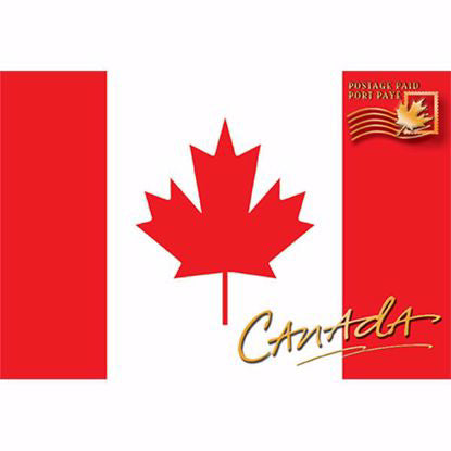 Postage Paid Postcard - Canadian Flag