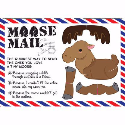 Postcard - Cut and Assemble Moose Mail