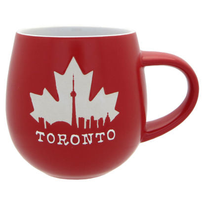 Toronto Skyline Mug with Maple Leaf Design