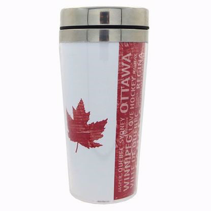 Canada Water Bottle - Canadian Distressed Flag Design