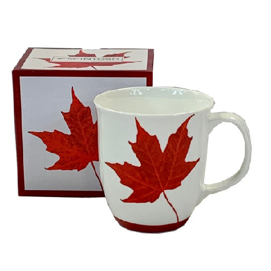 Memories of Canada Red Maple Leaf Mug – Fine Bone China