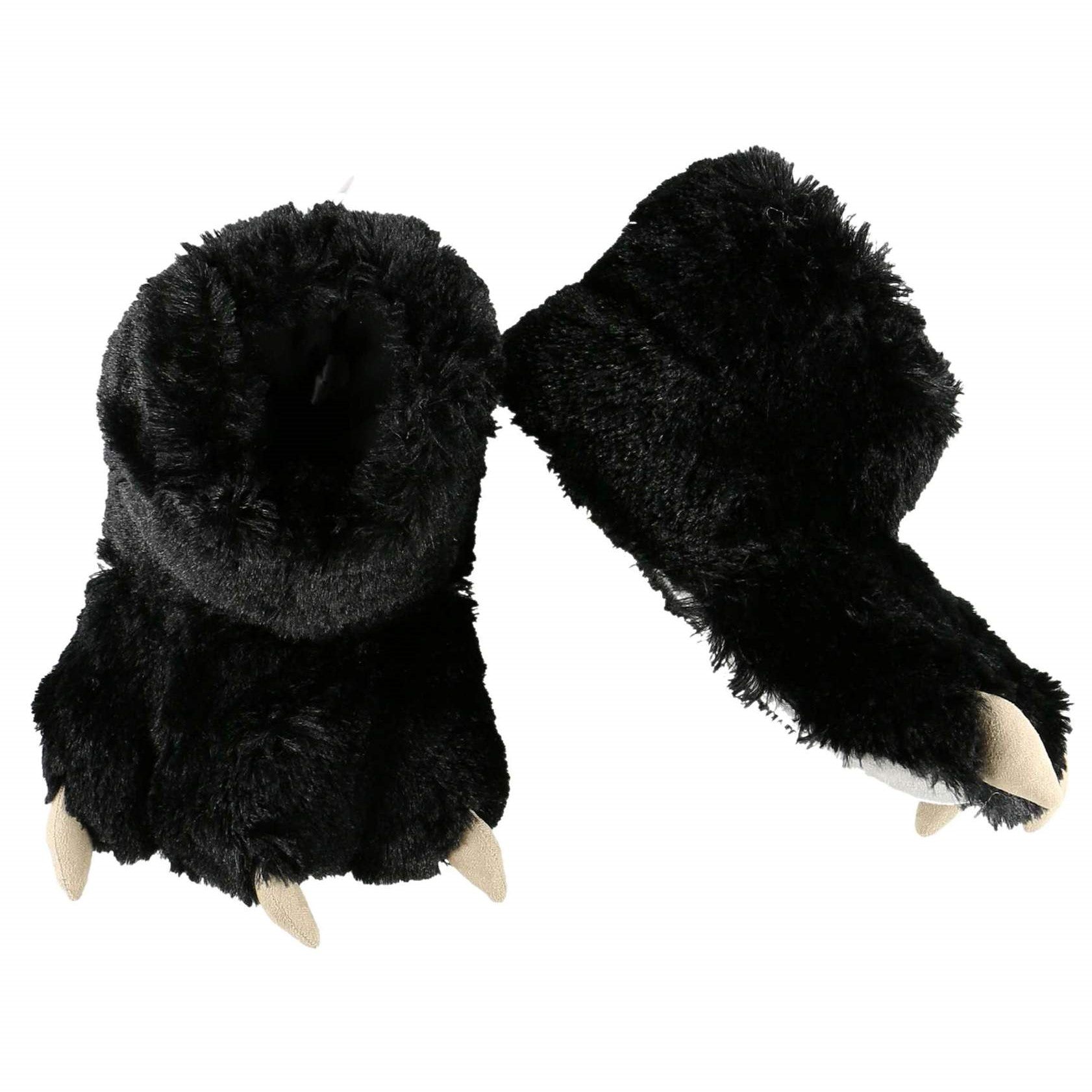 Black Bear Paw Slippers