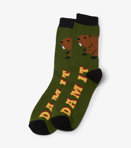 Dam it Men's Crew Socks