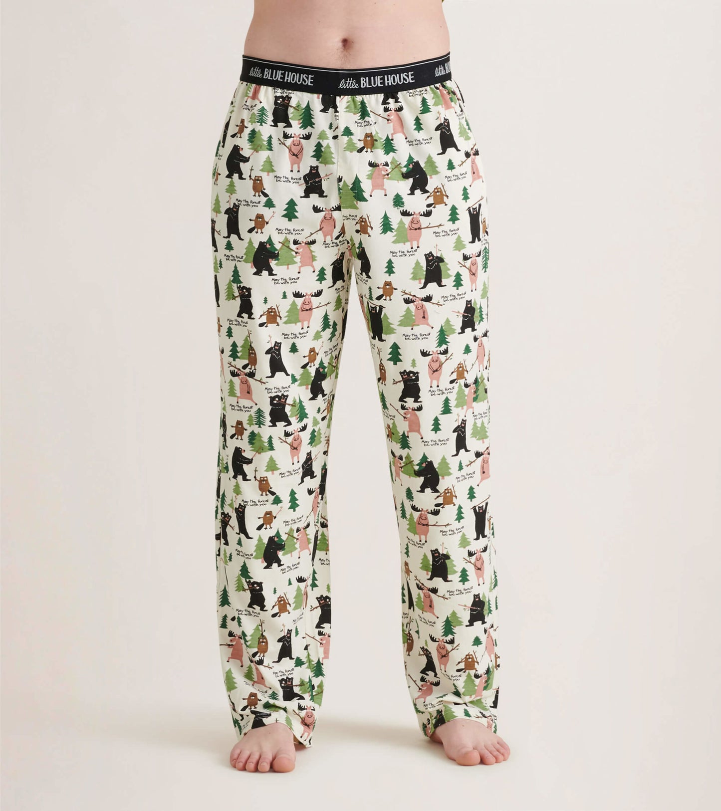 May the Forest Be With You Men's Jersey Pajama Pants