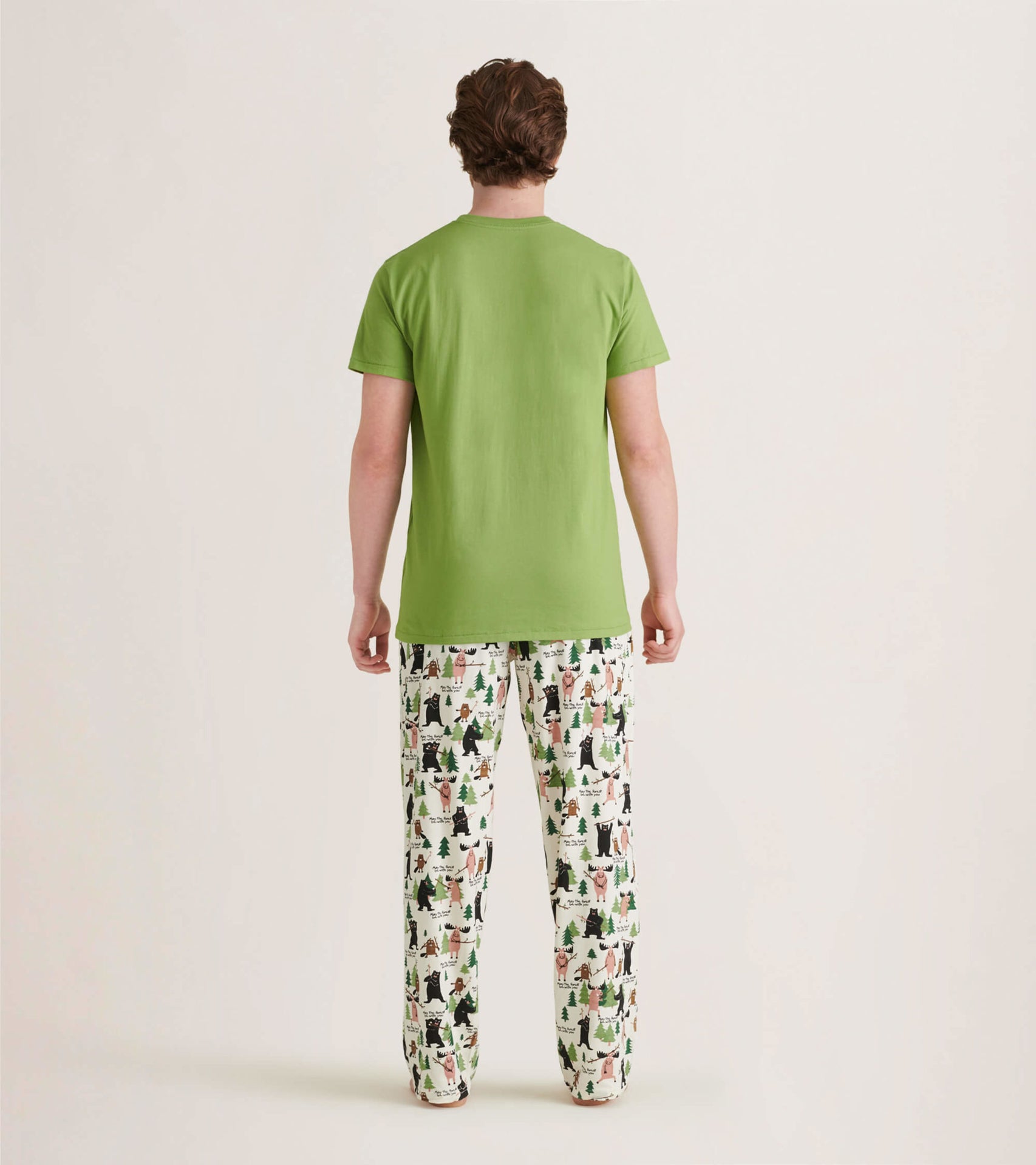 May the Forest Be With You Men s Jersey Pajama Pants