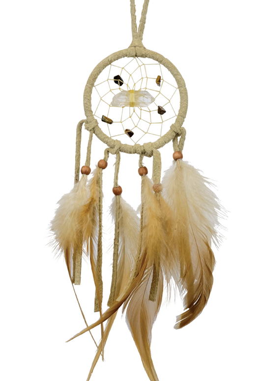 Vision Seeker Dream Catcher - Tan - 2.5"