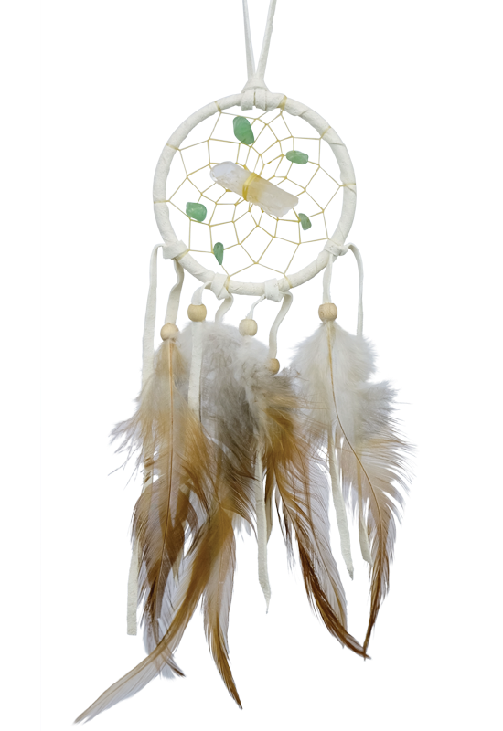 Vision Seeker Dream Catcher - White - 2.5"